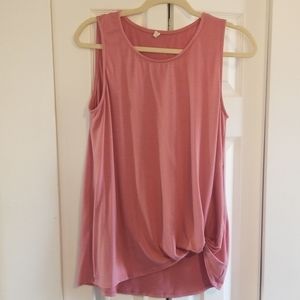 Pink Blush Maternity Tank Top